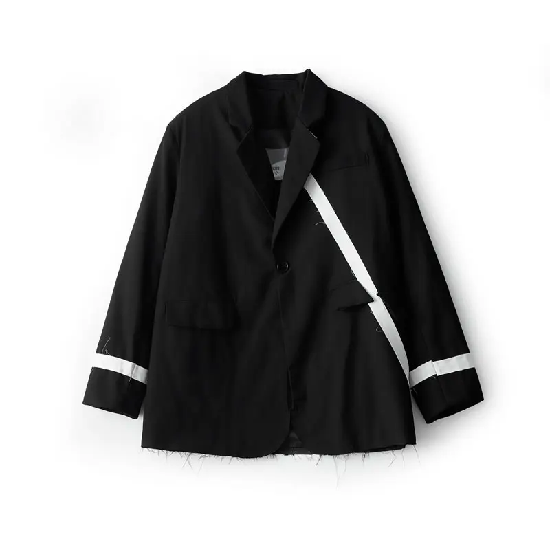 XITAO Black Patchwork Blazer Fashion New Full Sleeve Elegant Single Breast Pocket Goddess Fan Casual Minority Coat DMY2566
XITAO Black Patchwork Blazer Fashion New Full Sleeve Elegant Single Breast Pocket Goddess Fan Casual Minority Coat DMY2566