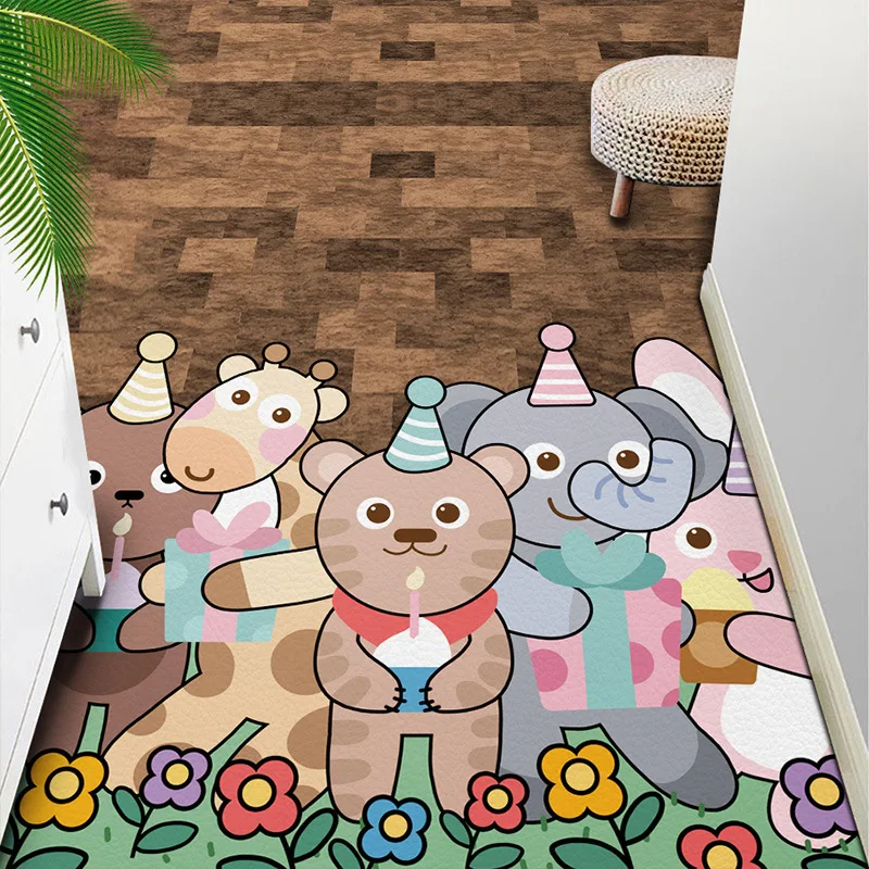 Waterproof and Oil-proof Non-slip Kichen Can be Cut PVC PU Leather Floor Table Mat Geometric Carpet Entrance Doormat Area Rugs
Waterproof and Oil-proof Non-slip Kichen Can be Cut PVC PU Leather Floor Table Mat Geometric Carpet Entrance Doormat Area Rugs