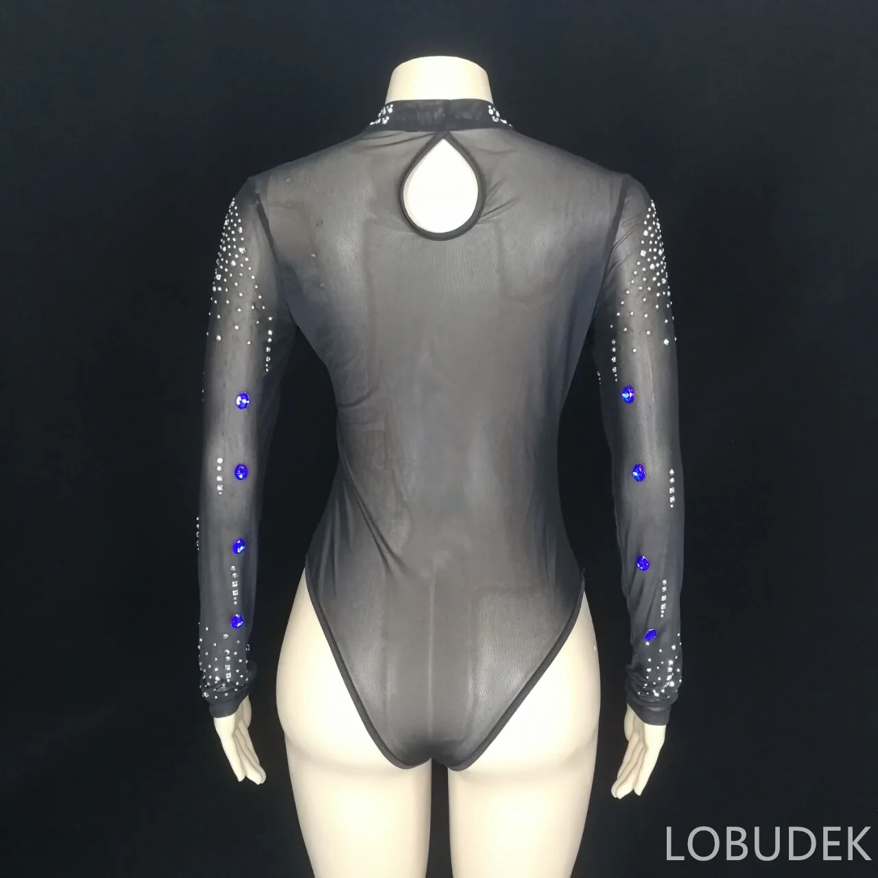 Mest Black Bodysuit Blue Bling Rhinestones Tights Sexy Nightclub Lady Singer Pole Dance Costume Elastic Leotard Stage Wear
Mest Black Bodysuit Blue Bling Rhinestones Tights Sexy Nightclub Lady Singer Pole Dance Costume Elastic Leotard Stage Wear