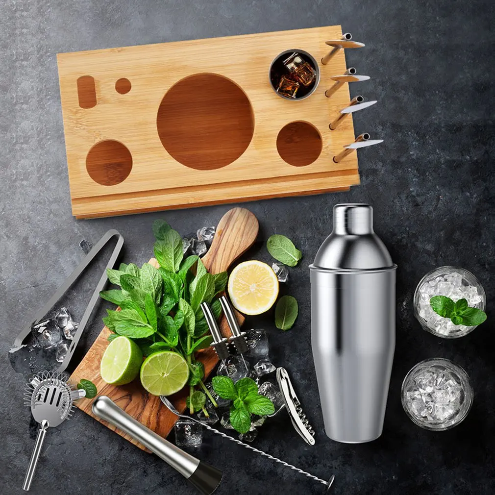 14pcs/set 304 Stainless Steel Cocktail Shaker Cocktail Shaker Bartending Tool Set Wine Glass Cocktail Mixer 550/750ml Optional
14pcs/set 304 Stainless Steel Cocktail Shaker Cocktail Shaker Bartending Tool Set Wine Glass Cocktail Mixer 550/750ml Optional