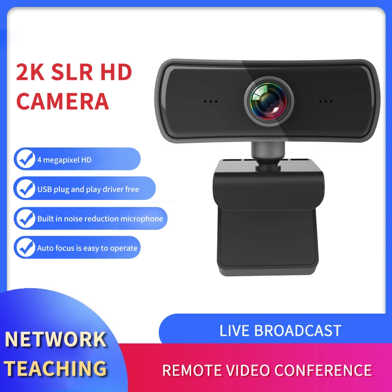 2K Webcam HD Computer PC Desktops WebCamera With Microphone Rotatable Cameras for Live Video Conference Work Blogger Youtube
2K Webcam HD Computer PC Desktops WebCamera With Microphone Rotatable Cameras for Live Video Conference Work Blogger Youtube