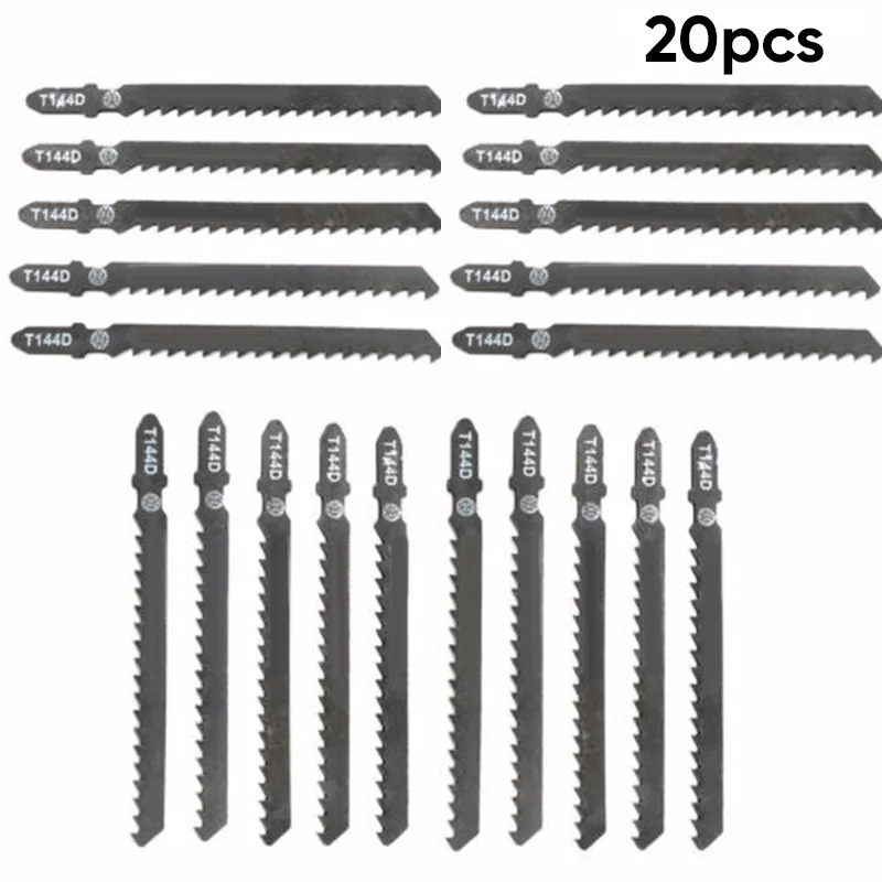 20pcs T144D Jig Saw Blades For Makita Festool High Carbon Steel Cutter Tools Wood Cutting Saw Blades
20pcs T144D Jig Saw Blades For Makita Festool High Carbon Steel Cutter Tools Wood Cutting Saw Blades