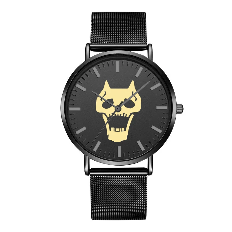 Кварцевые наручные часы с кожаным ремешком, из нержавеющей стали 
Кварцевые наручные часы с кожаным ремешком, из нержавеющей стали