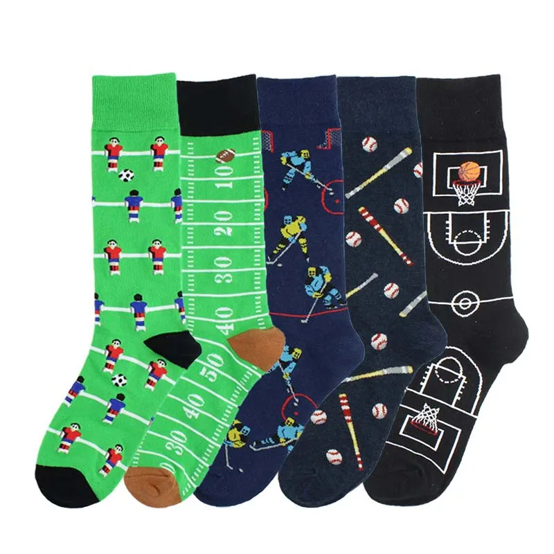 Adult Mid Calf Crew Socks Sport Ball Combat Exercise Baseball Bat Rugby Soccer Field Basketball Court Ice Hockey Rink Play Fun
Adult Mid Calf Crew Socks Sport Ball Combat Exercise Baseball Bat Rugby Soccer Field Basketball Court Ice Hockey Rink Play Fun