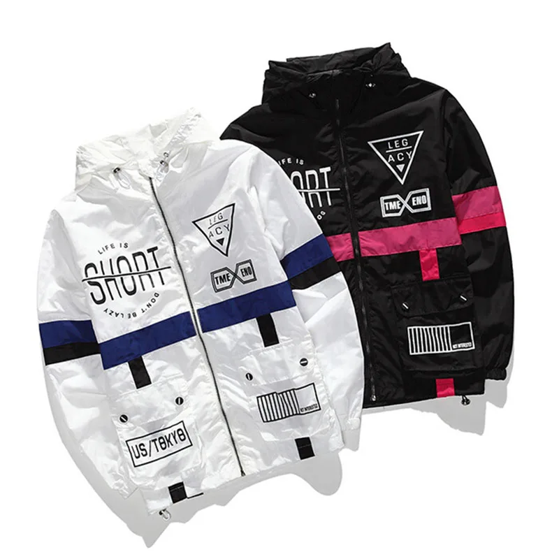 SEVEYFAN 2021 Spring Autumn Hip-hop Windbreaker Korean Men's Hooded Jjacket Windproof Zipper Jacket
SEVEYFAN 2021 Spring Autumn Hip-hop Windbreaker Korean Men's Hooded Jjacket Windproof Zipper Jacket