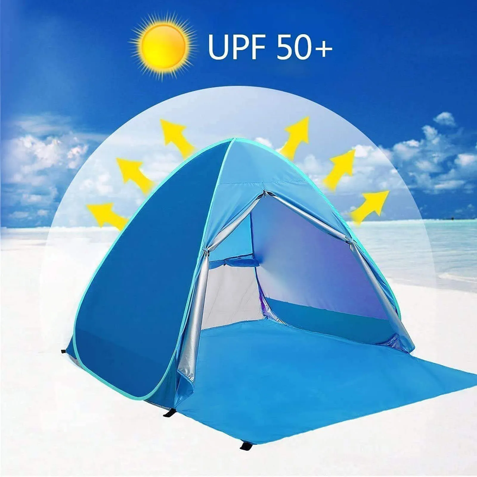 Portable Automatic Set-up Camping Beach Shade Tent Outdoor UV Protection Tents Sunshade folding beach tent
Portable Automatic Set-up Camping Beach Shade Tent Outdoor UV Protection Tents Sunshade folding beach tent