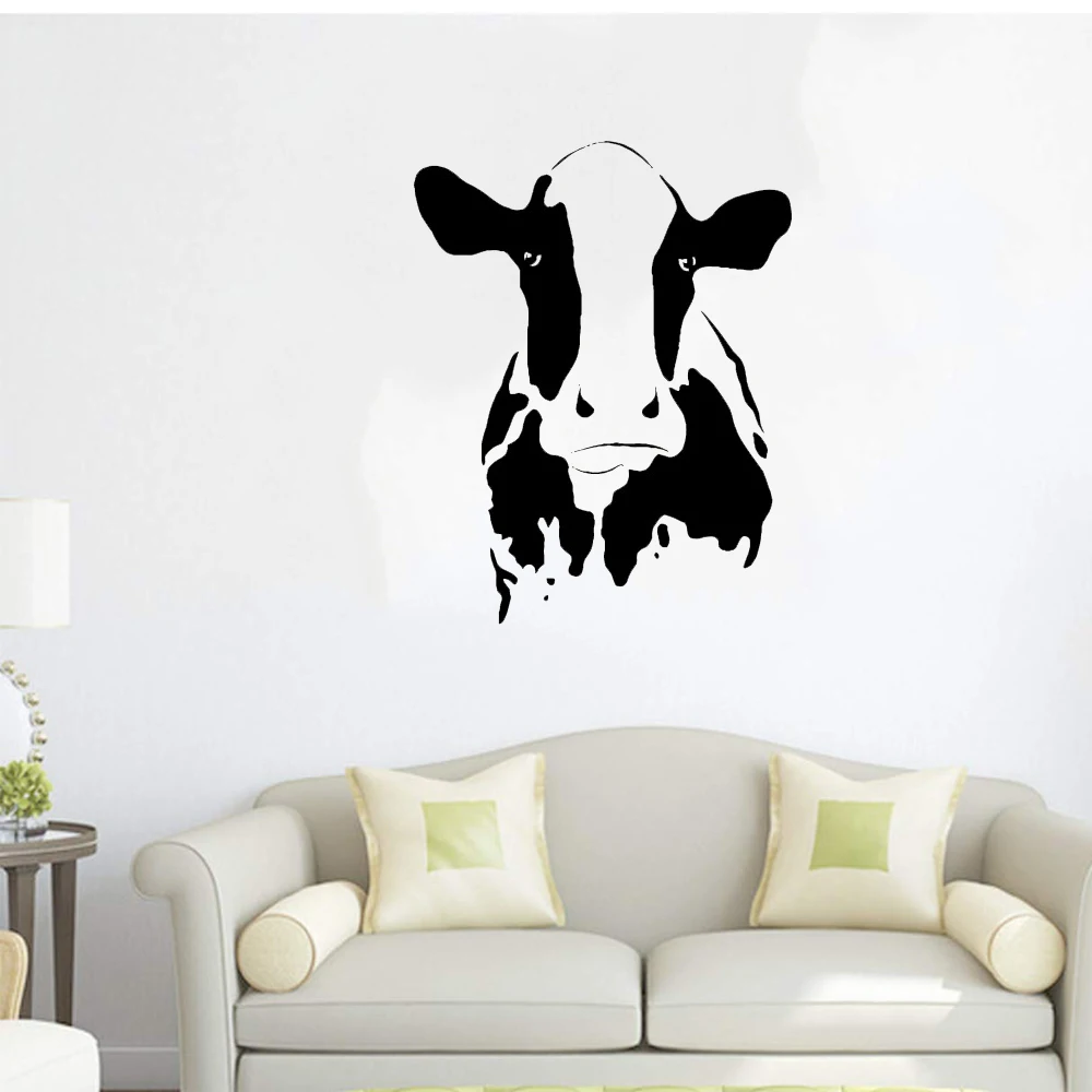 Farm Animal Cow Head Wall Decals Home Farmhouse For Bedroom Living Room Pastoral Decoration Art Mural Vinyl Wall Sticker ph613
Farm Animal Cow Head Wall Decals Home Farmhouse For Bedroom Living Room Pastoral Decoration Art Mural Vinyl Wall Sticker ph613