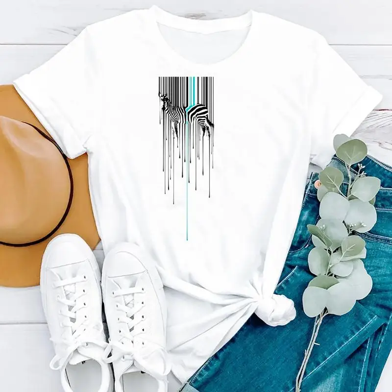 Summer New Style Abstract Pattern Knitting Sweater Brain Printing T-shirt White Top Novel Graphic Short-sleeved Women's Clothing
Summer New Style Abstract Pattern Knitting Sweater Brain Printing T-shirt White Top Novel Graphic Short-sleeved Women's Clothing
