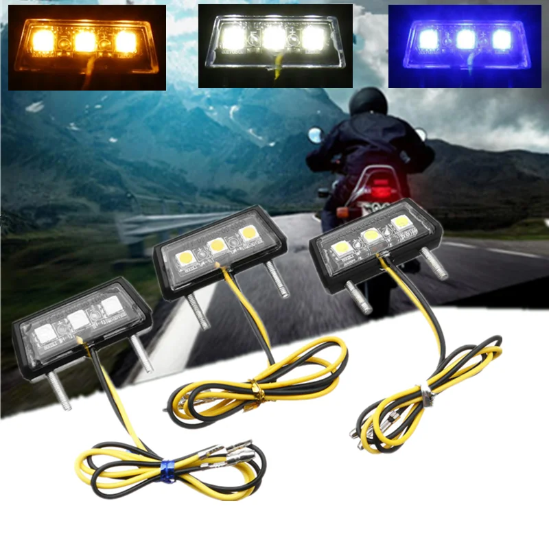 Yellow Blue White Mini Motorcycle Motorbike LED Tail Rear Light License Plate Light For Honda for Kawasaki for Yamaha for Suzuki
Yellow Blue White Mini Motorcycle Motorbike LED Tail Rear Light License Plate Light For Honda for Kawasaki for Yamaha for Suzuki