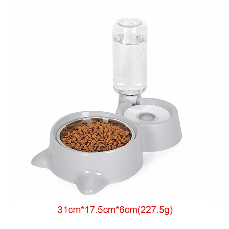Pet Bowl Automatic Feeder Dog Cat Food Bowl with Water Dispenser Double Bowl Drinking Raised Stand Dish Bowls with Pet Supplies
Pet Bowl Automatic Feeder Dog Cat Food Bowl with Water Dispenser Double Bowl Drinking Raised Stand Dish Bowls with Pet Supplies