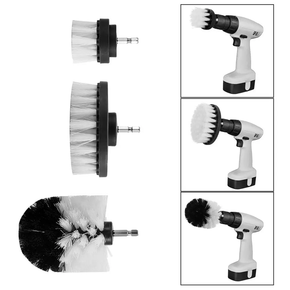 4Pcs Electric Scrubber Brush Drill Brush Kit Plastic Round Cleaning Brush For Carpet Glass Car Tires Car Detailing Brush Tools
4Pcs Electric Scrubber Brush Drill Brush Kit Plastic Round Cleaning Brush For Carpet Glass Car Tires Car Detailing Brush Tools