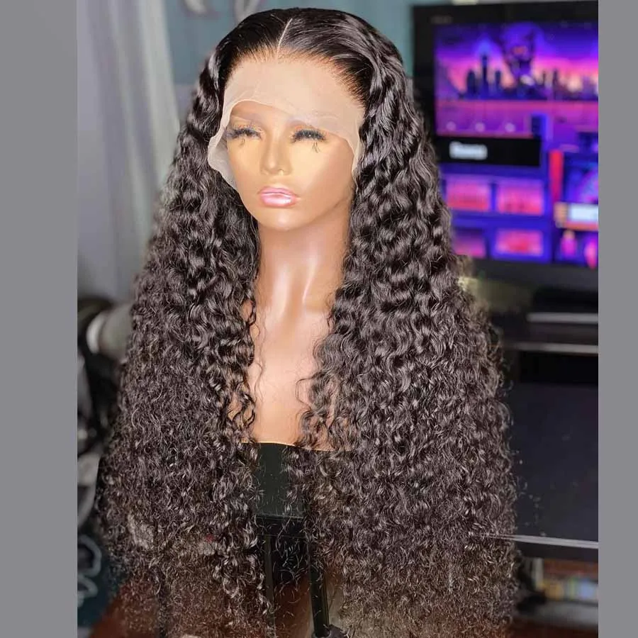 Middle Part Kinky Curly Lace Front Wig Synthetic For Black Women Deep Wave Preplucked Long Heat Resistant Daily Baby Hair Soft
Middle Part Kinky Curly Lace Front Wig Synthetic For Black Women Deep Wave Preplucked Long Heat Resistant Daily Baby Hair Soft