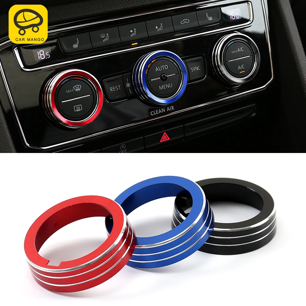 CarManGo Car Accessories Aluminum Alloy Center A/C Switch Knob Frame Trim Cover Decoration for VW Volkswagen T-Roc 2017-2020 
CarManGo Car Accessories Aluminum Alloy Center A/C Switch Knob Frame Trim Cover Decoration for VW Volkswagen T-Roc 2017-2020