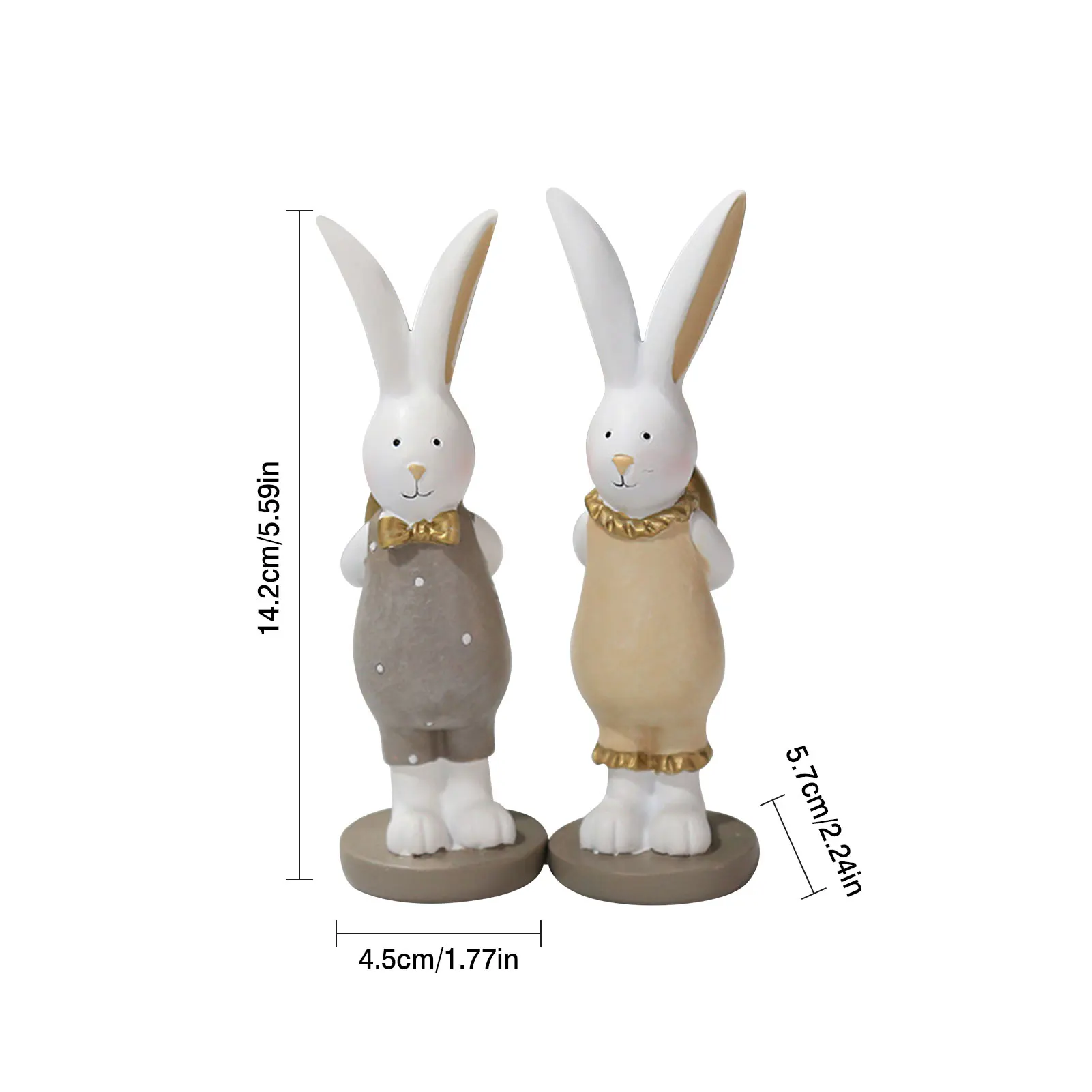 2pc Easter Bunny Resin Crafts Home Garden Rabbit Decoration Desktop Ornament Crafts Eggs Rabbit Easter Decorations
2pc Easter Bunny Resin Crafts Home Garden Rabbit Decoration Desktop Ornament Crafts Eggs Rabbit Easter Decorations
