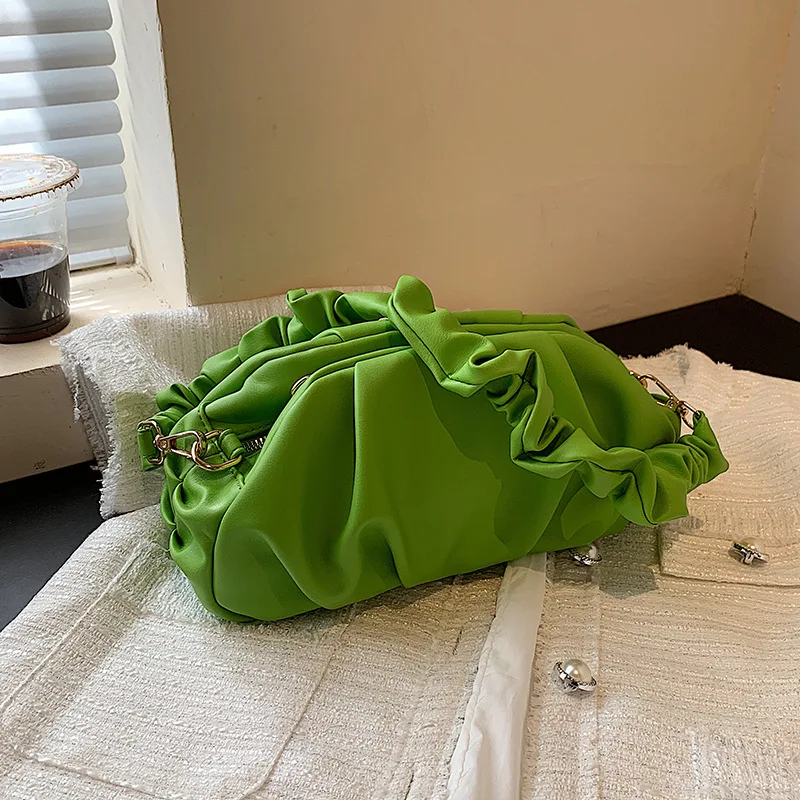 Folds Cloud Bag Retro Underarm Bag 2021 New Soft Women Bag Designer Female Dumpling Bag Pu Leather Clutch Handbag And Purse
Folds Cloud Bag Retro Underarm Bag 2021 New Soft Women Bag Designer Female Dumpling Bag Pu Leather Clutch Handbag And Purse