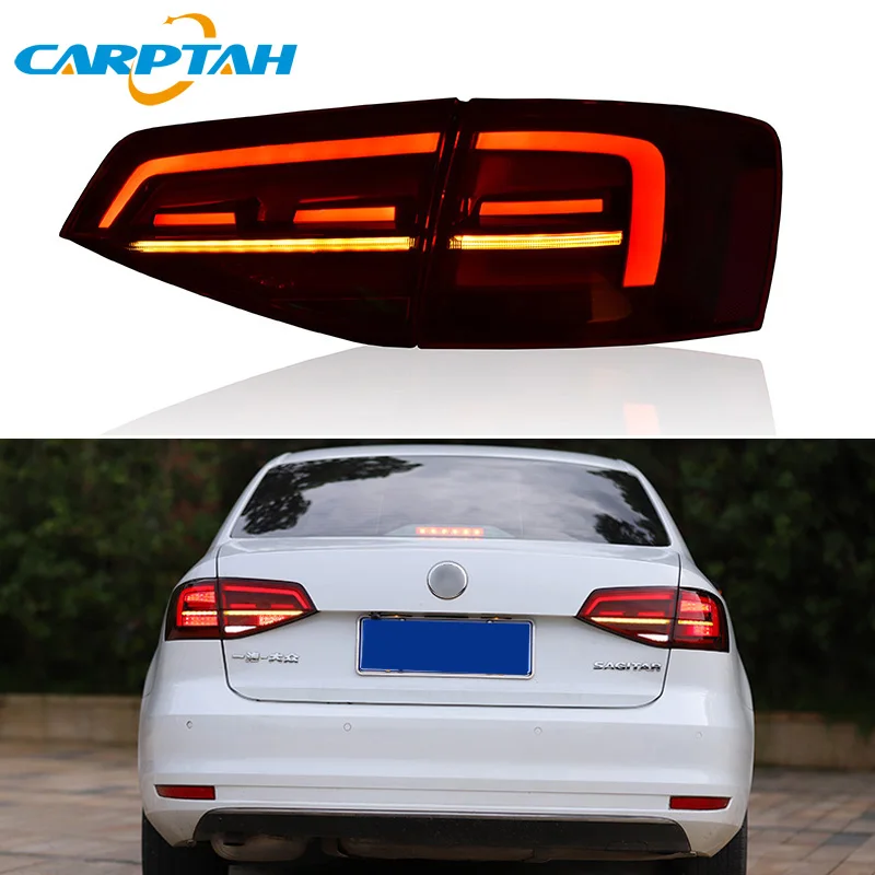 Автомобильный Стайлинг фонарь задние фонари для Volkswagen Jetta 2015 2018 задний LED DRL +