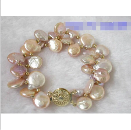 Free shipping classic diploid 13mm butterfly pink coin fW real pearls bracelets bangle@^Noble style Natural Fine jewelry
Free shipping classic diploid 13mm butterfly pink coin fW real pearls bracelets bangle@^Noble style Natural Fine jewelry