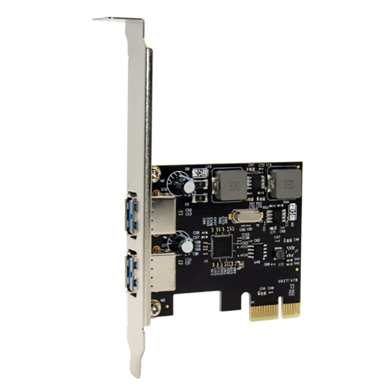 PCI-E NEC720202 Dual-Port USB 3.0 Super High-Speed Expansion Card 5V/3A/Port Self-Powered for PC
PCI-E NEC720202 Dual-Port USB 3.0 Super High-Speed Expansion Card 5V/3A/Port Self-Powered for PC