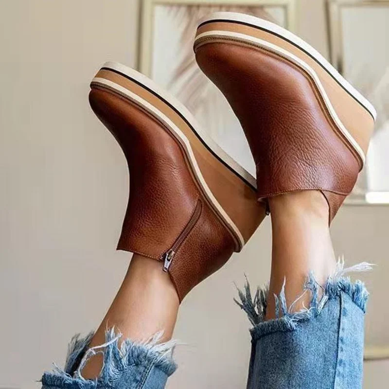 Platform Shoes Woman Spring/Autumn 2021 New Fashion Wedges Ankle Boots Women Casual Plus Size 43 Botas De Mujer Shoes for Women
Platform Shoes Woman Spring/Autumn 2021 New Fashion Wedges Ankle Boots Women Casual Plus Size 43 Botas De Mujer Shoes for Women