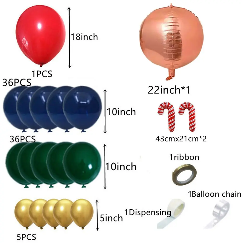 Christmas Balloon Set Aluminum Film Balloon Decoration Scene Layout Atmosphere Latex Combination Christmas Party Balloon
Christmas Balloon Set Aluminum Film Balloon Decoration Scene Layout Atmosphere Latex Combination Christmas Party Balloon