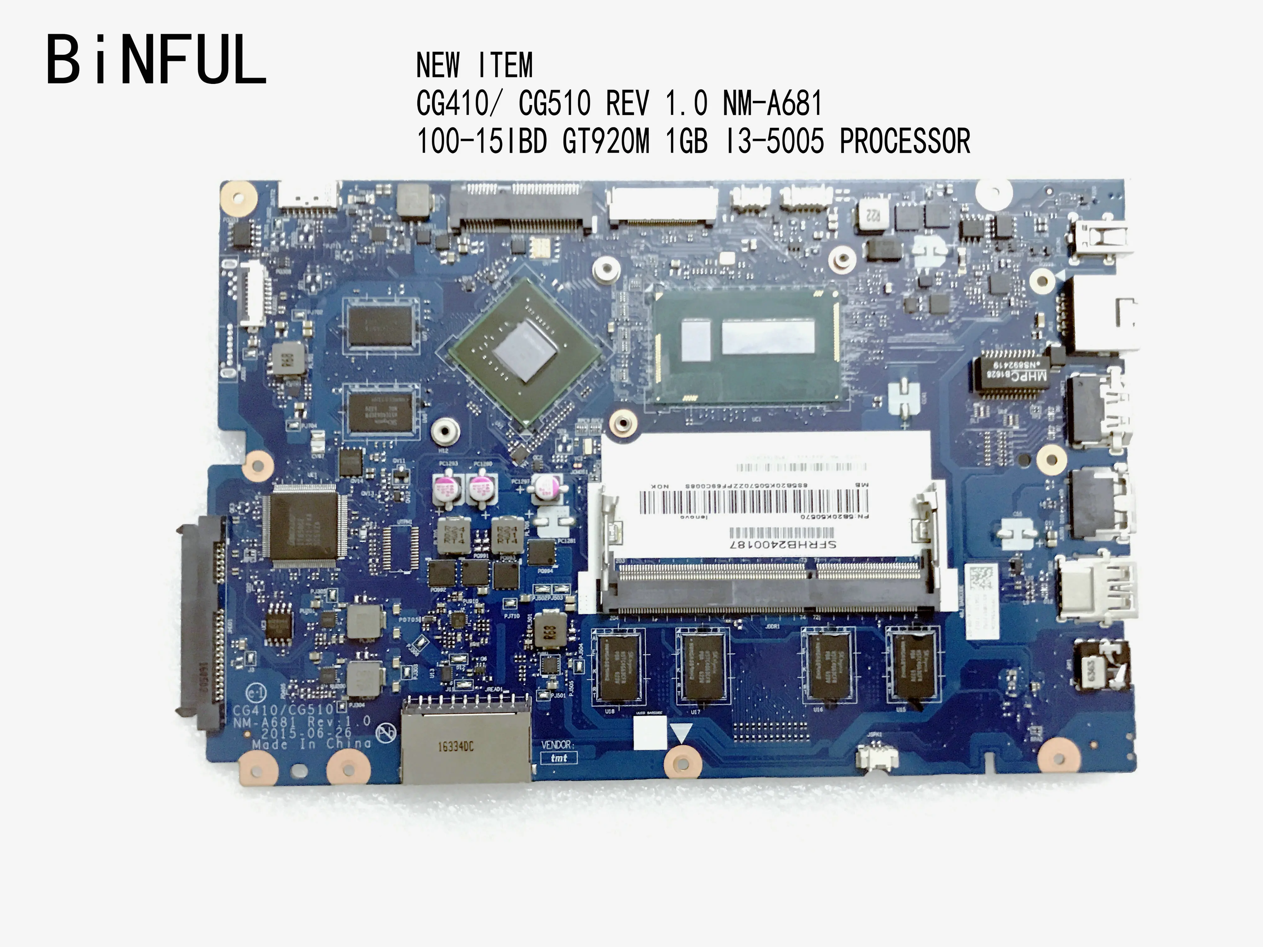 Быстрая доставка. Новый товар CG410 / CG510 NM A681 для материнской платы ноутбука LENOVO 100