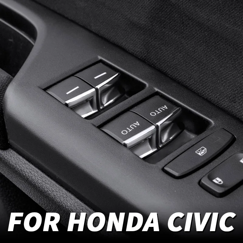 for Honda Civic 10th 2016 17 2018 2019 2020 2021 Glass switch button stickers decorative stickers modified accessories
for Honda Civic 10th 2016 17 2018 2019 2020 2021 Glass switch button stickers decorative stickers modified accessories