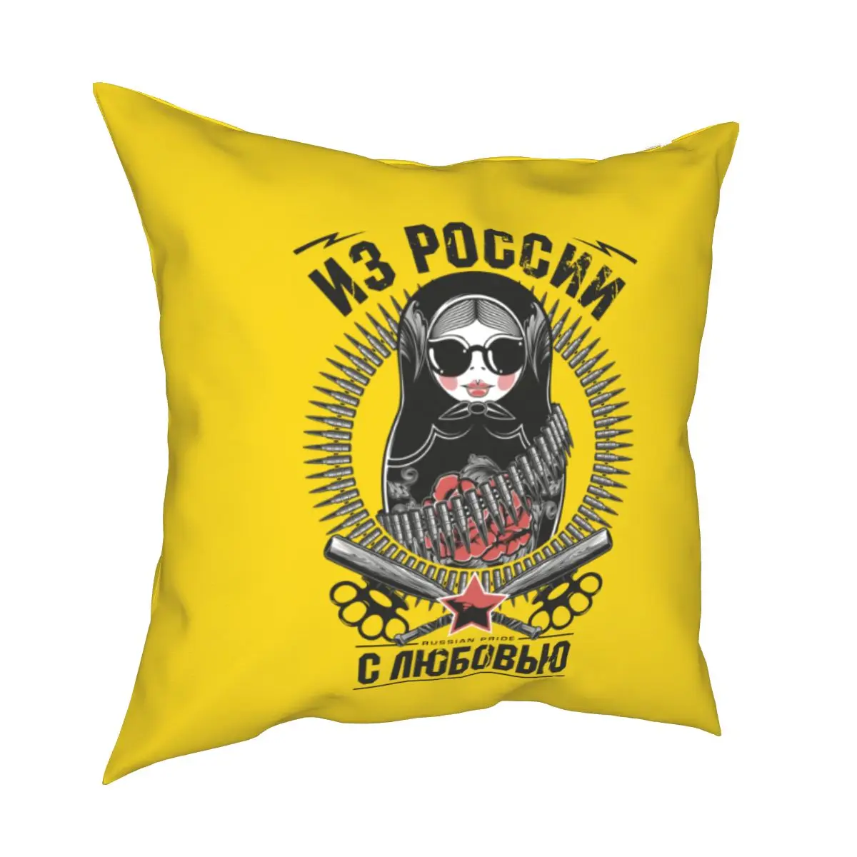 Русская Матрешка, армейские наволочки, подушка, наволочка, потрясающая декоративная наволочка из полиэстера для дома, 40*40 см 
Русская Матрешка, армейские наволочки, подушка, наволочка, потрясающая декоративная наволочка из полиэстера для дома, 40*40 см