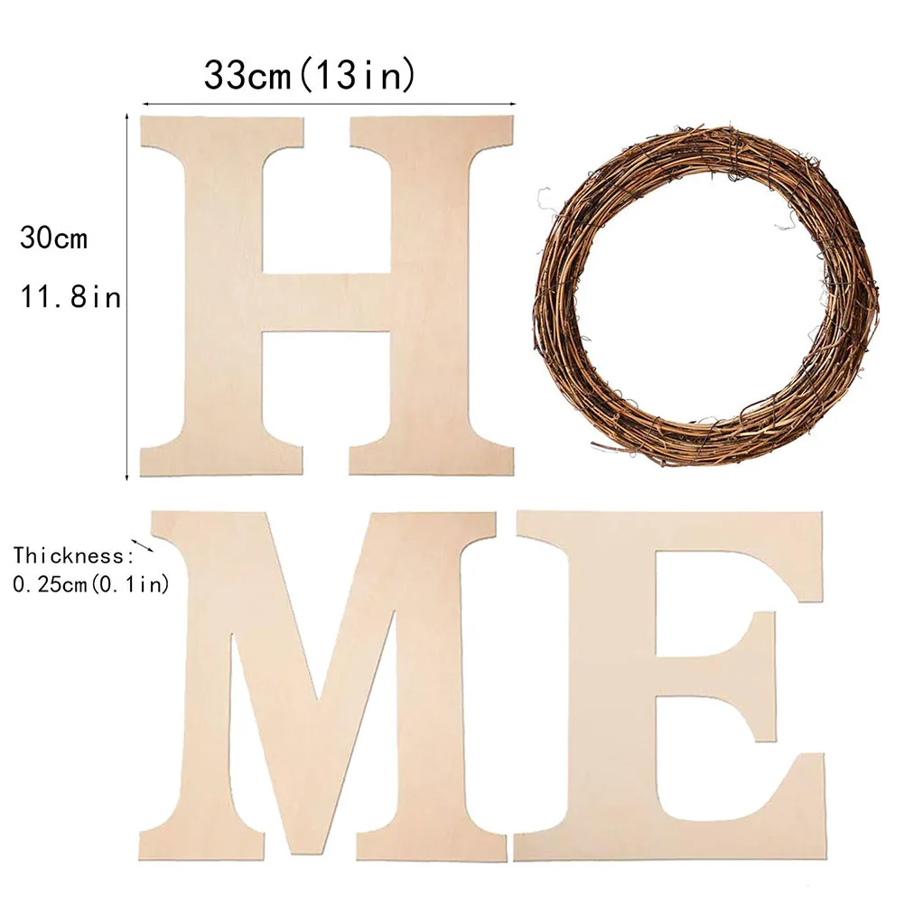 4Pcs/Set Wooden HOME Letter DIY Handcrafted Pendant Wall Handicraft Ornament Household decorative arts crafts Home Decor
4Pcs/Set Wooden HOME Letter DIY Handcrafted Pendant Wall Handicraft Ornament Household decorative arts crafts Home Decor