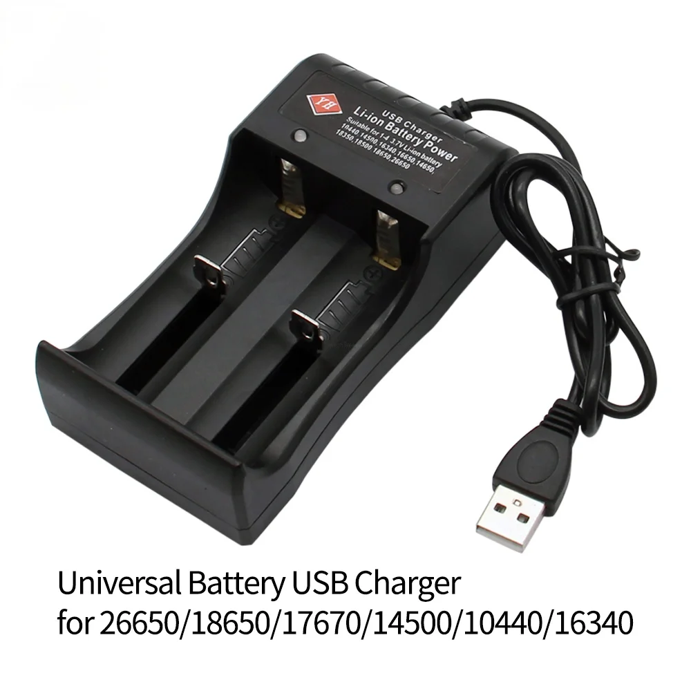 Универсальное зарядное устройство 2021 1/2 в 3 7 18650 26650 14500 17670 USB умное для