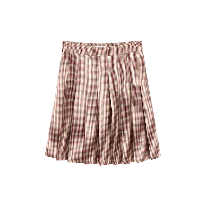 INMAN Spring Autumn Literary Retro Medium Waist Preppy Style Slimmed Pleated Skirt
INMAN Spring Autumn Literary Retro Medium Waist Preppy Style Slimmed Pleated Skirt