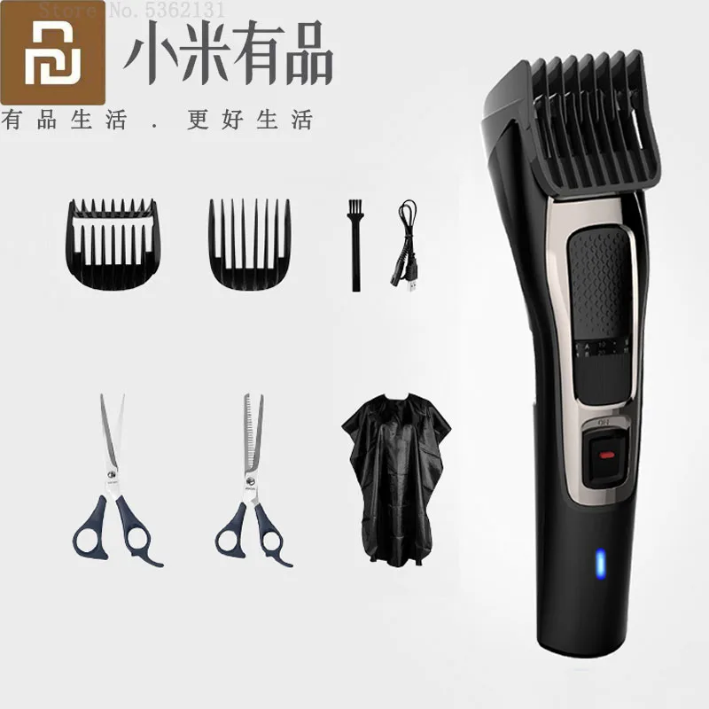 

Youpin Enchen Electric Hair Clipper Sharp 3S USB Rechargeable Hair Trimmer Professional Low Noise Hairdress Cutter Household