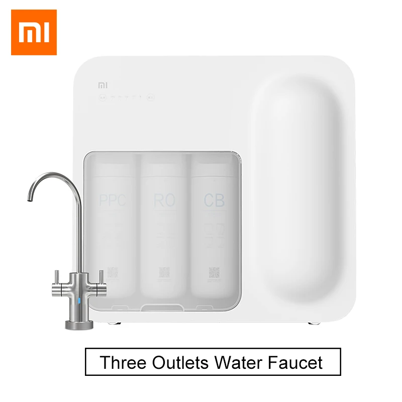 Очиститель воды Xiaomi Mi C1 RO обратный осмос для дома и кухни фильтрация с тремя