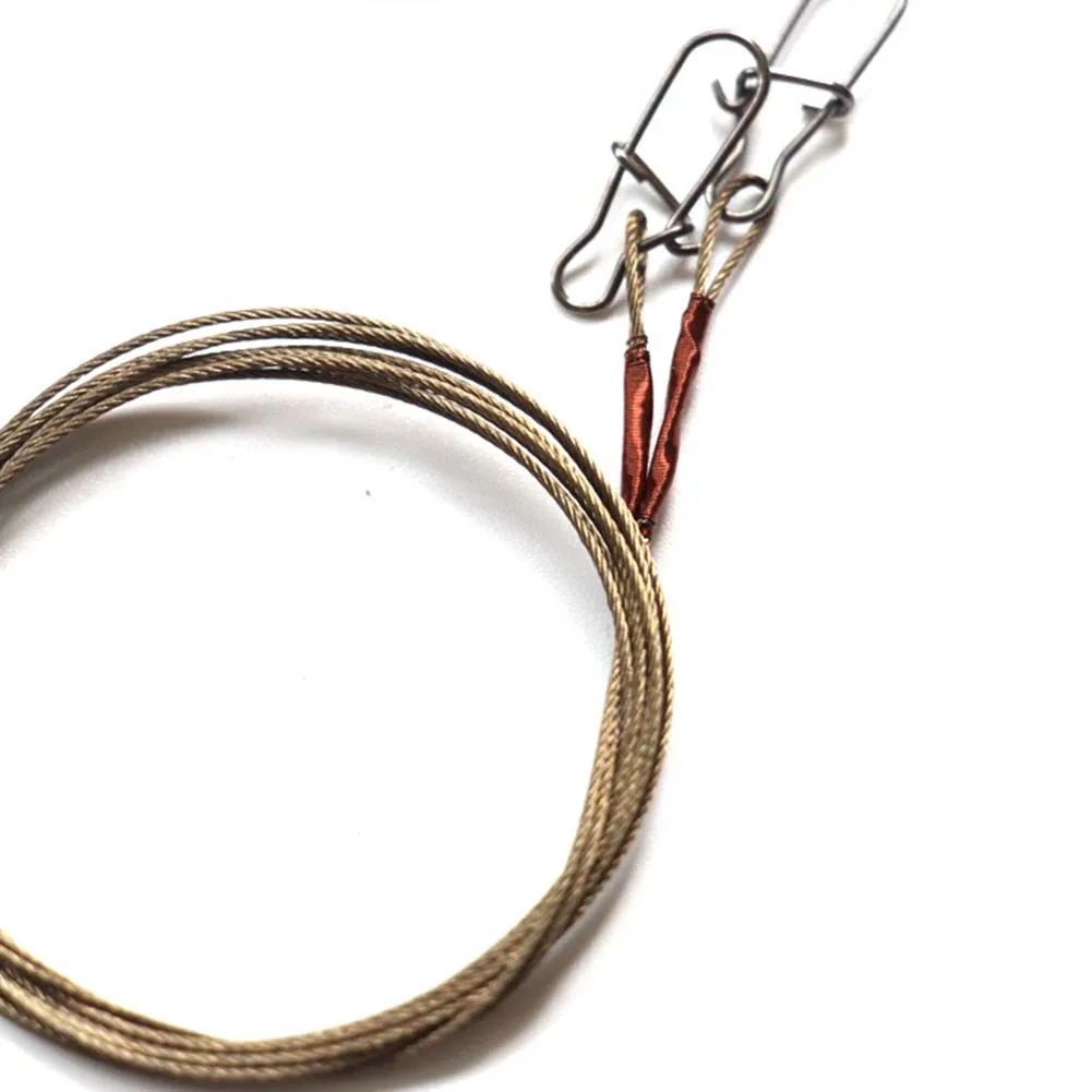 2 PCS Fishing Line Wire Bag Wire Leader Brand New 18/30kg 20/30/40cm 9/18kg Conditions Fit Various Fishing Style Stainless Steel
2 PCS Fishing Line Wire Bag Wire Leader Brand New 18/30kg 20/30/40cm 9/18kg Conditions Fit Various Fishing Style Stainless Steel