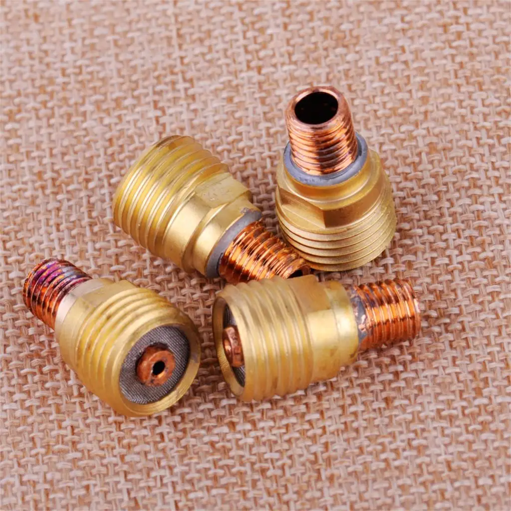 LETAOSK High Quality 4pcs Collets Body Gas Lens Kit Fit For WP-9 WP-20 WP-25 Series TIG Welding Torch
LETAOSK High Quality 4pcs Collets Body Gas Lens Kit Fit For WP-9 WP-20 WP-25 Series TIG Welding Torch