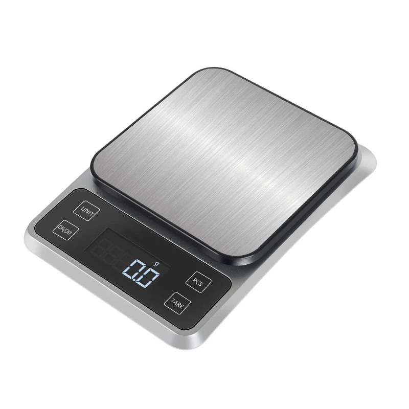 Digital Food Scale, 5000G/0.1G Kitchen Scale Weight Grams and Oz for Cooking Baking, Stainless Steel, HD LCD Display
Digital Food Scale, 5000G/0.1G Kitchen Scale Weight Grams and Oz for Cooking Baking, Stainless Steel, HD LCD Display
