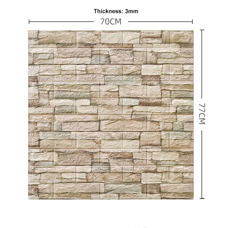 10pcs/bag 3D Wall paper Marble Brick Peel and Self-Adhesive Wall Stickers Waterproof DIY Kitchen Bathroom Home Wall Stick Panel
10pcs/bag 3D Wall paper Marble Brick Peel and Self-Adhesive Wall Stickers Waterproof DIY Kitchen Bathroom Home Wall Stick Panel