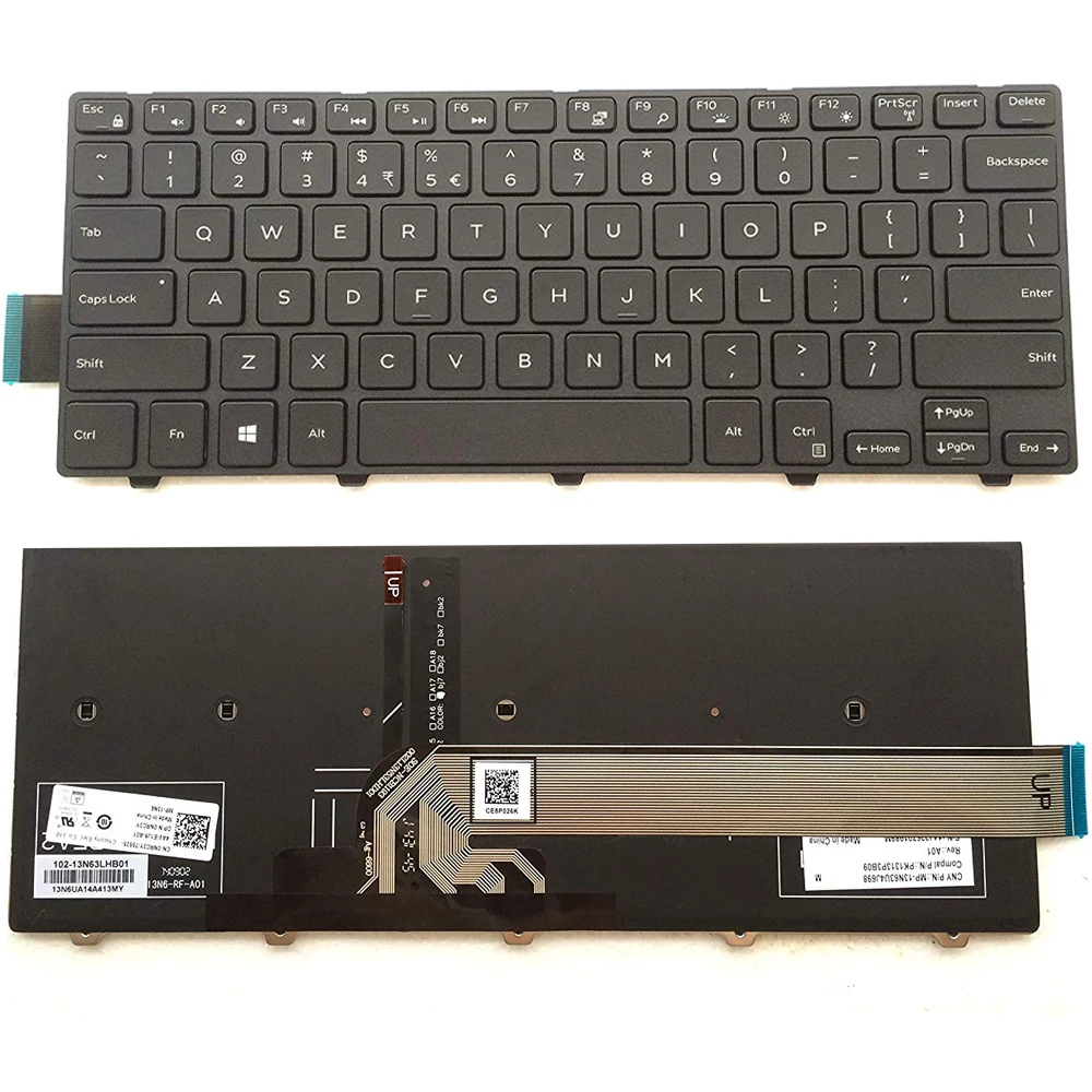 Оригинальная новая английская клавиатура для ноутбука Dell Inspiron 14 3442 3450 5442 5445 5447 5448 3465 7447 5457, английская клавиатура с подсветкой
Оригинальная новая английская клавиатура для ноутбука Dell Inspiron 14 3442 3450 5442 5445 5447 5448 3465 7447 5457, английская клавиатура с подсветкой
