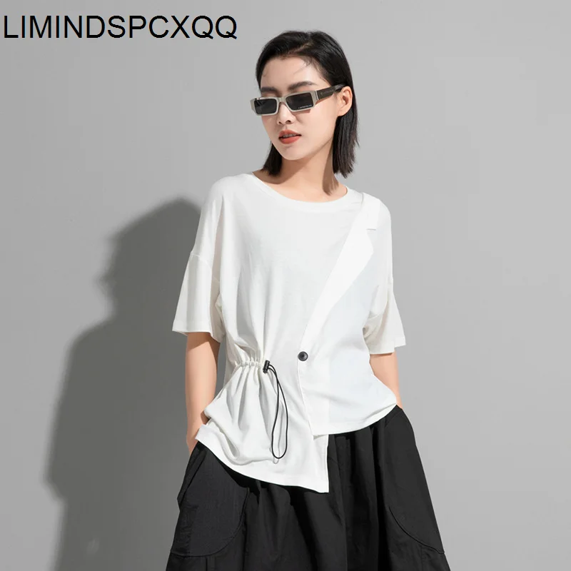LIMINDSPCXQQ 2021 British Summer Clothes Ladies Grey Punk T-shirts Womens O-Neck Casual Tee Shirts Female Short Sleeve Tops
LIMINDSPCXQQ 2021 British Summer Clothes Ladies Grey Punk T-shirts Womens O-Neck Casual Tee Shirts Female Short Sleeve Tops