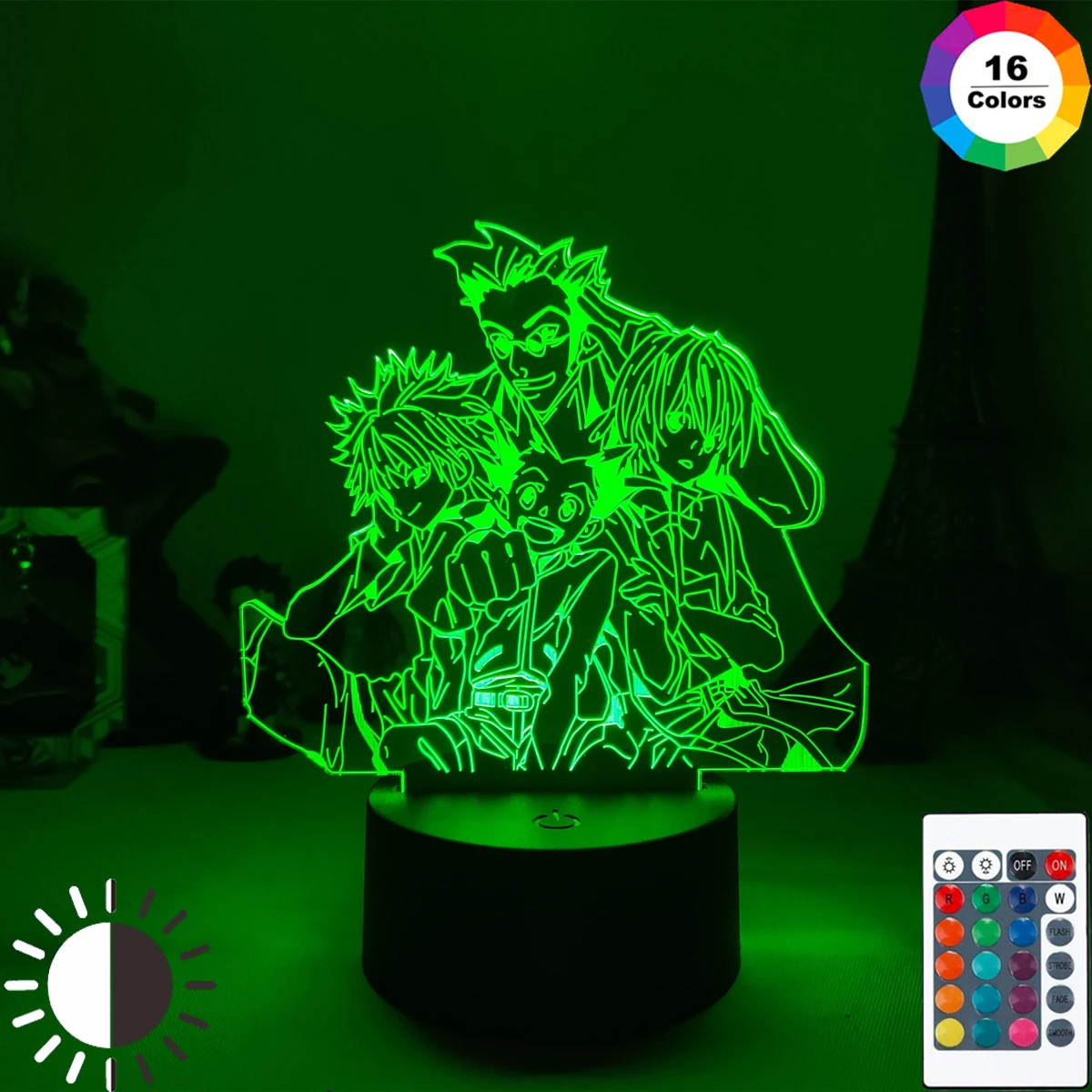 Hunter X Hunter Gon Freecss Killua Anime Bedroom Bedside Lamp Visual Decor Lampara Home Decoration Home Lampe 3D LED Night Light
Hunter X Hunter Gon Freecss Killua Anime Bedroom Bedside Lamp Visual Decor Lampara Home Decoration Home Lampe 3D LED Night Light
