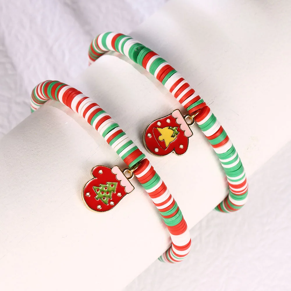 Unique Christmas Glove Pendant Elastic Bracelet Birthday Christmas Party Jewelry Gift For Boyfriend Girlfriend Couple
Unique Christmas Glove Pendant Elastic Bracelet Birthday Christmas Party Jewelry Gift For Boyfriend Girlfriend Couple
