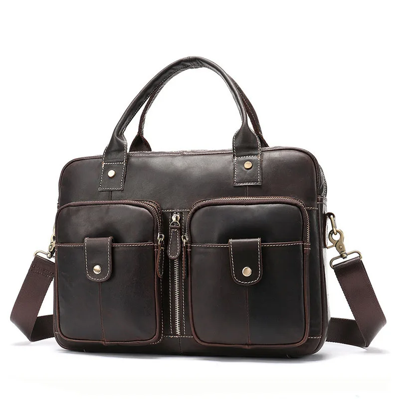 New 2021 leather Bag Crazy Horse leather men's business briefcase famous brand retro laptop bag shoulder messenger bag
New 2021 leather Bag Crazy Horse leather men's business briefcase famous brand retro laptop bag shoulder messenger bag