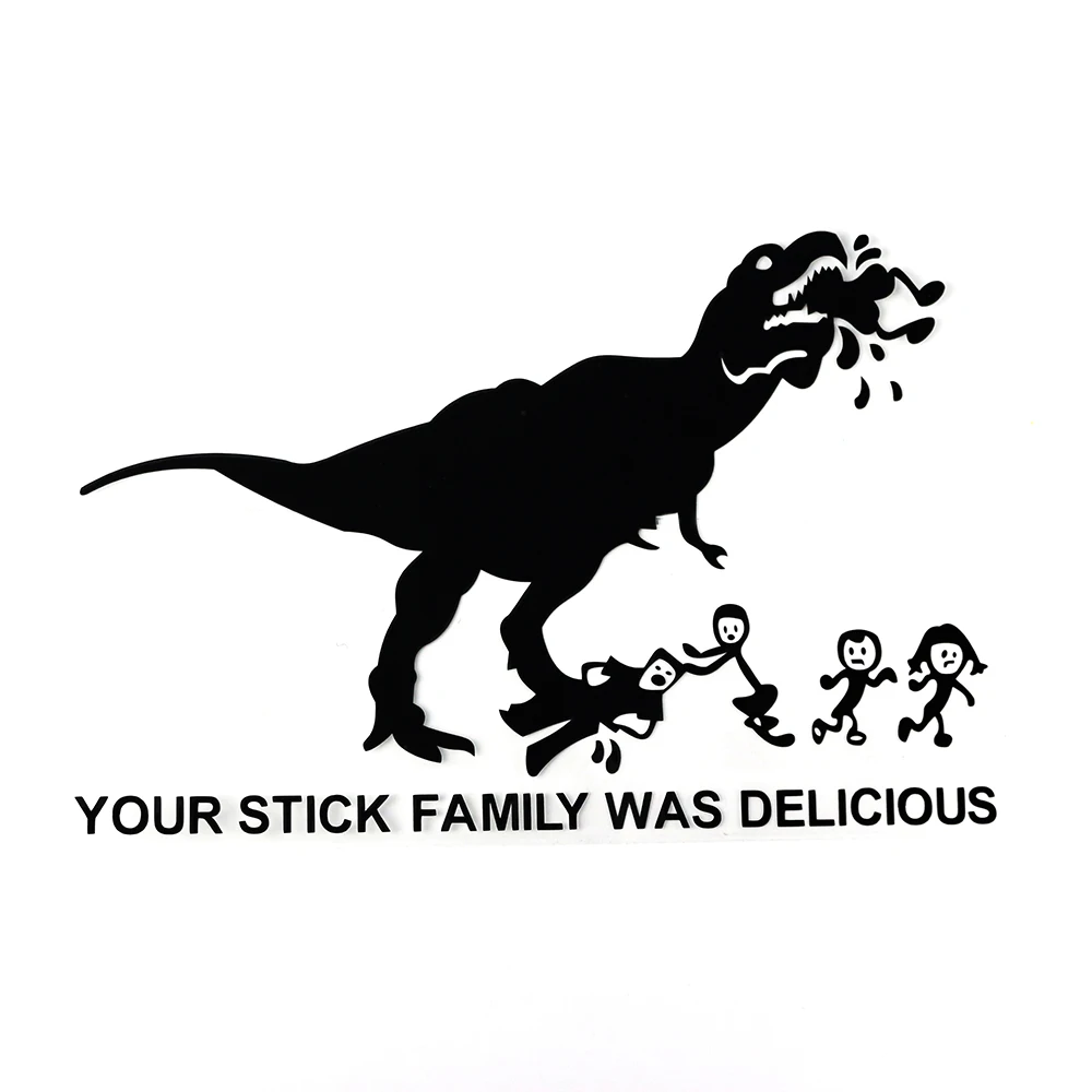 Car Personality Stickers Stunning Dinosaur Car Stickers Creative Cartoon Notebook Bumper Car Styling Black/white, 21cm*13cm
Car Personality Stickers Stunning Dinosaur Car Stickers Creative Cartoon Notebook Bumper Car Styling Black/white, 21cm*13cm