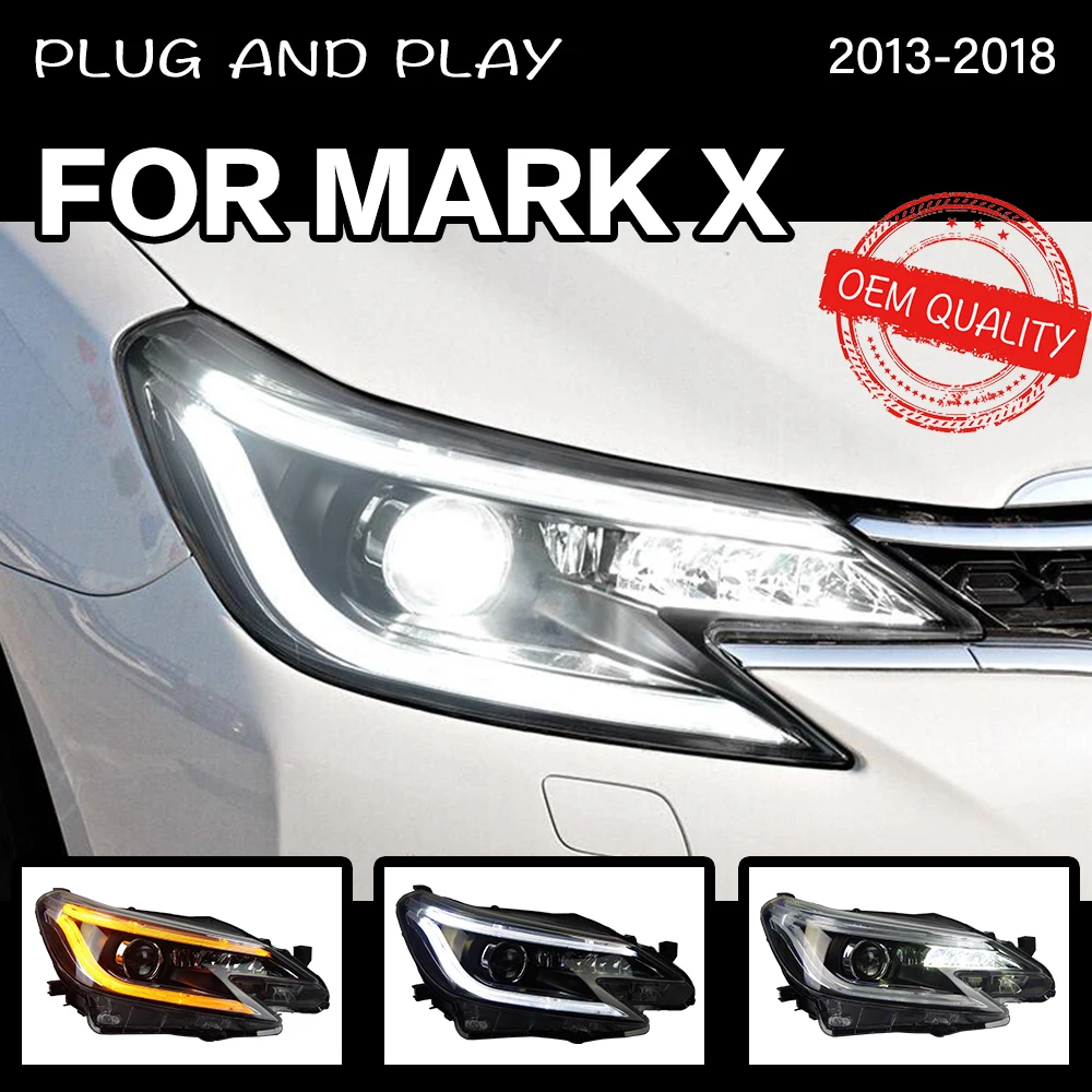 Автомобильный Стайлинг для Toyota Mark X Reiz фары 2013-2016 светодиодный задний фонарь светодиодный DRL динамический сигнал Hella 5 Биксеноновые линзы про...
Автомобильный Стайлинг для Toyota Mark X Reiz фары 2013-2016 светодиодный задний фонарь светодиодный DRL динамический сигнал Hella 5 Биксеноновые линзы про...