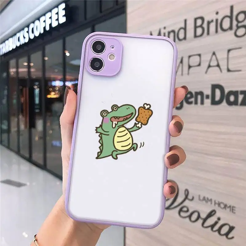 Cute Cartoon crocodile Phone Cases matte transparent For iphone 7 8 11 12 plus mini x xs xr pro max cover
Cute Cartoon crocodile Phone Cases matte transparent For iphone 7 8 11 12 plus mini x xs xr pro max cover