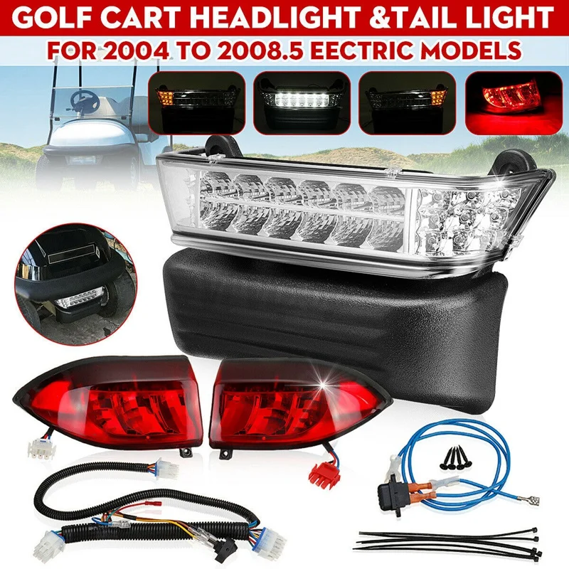 Club Car Precedent LED Headlight Turn Signal Tail Light Kit for 2004-2008.5 Club Car Precedent Golf Carts
Club Car Precedent LED Headlight Turn Signal Tail Light Kit for 2004-2008.5 Club Car Precedent Golf Carts
