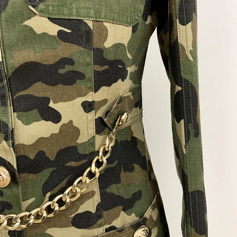 Women Camo Dress Flare Sleeve Stand Collar Button Down High Waist Camouflage Dress
Women Camo Dress Flare Sleeve Stand Collar Button Down High Waist Camouflage Dress