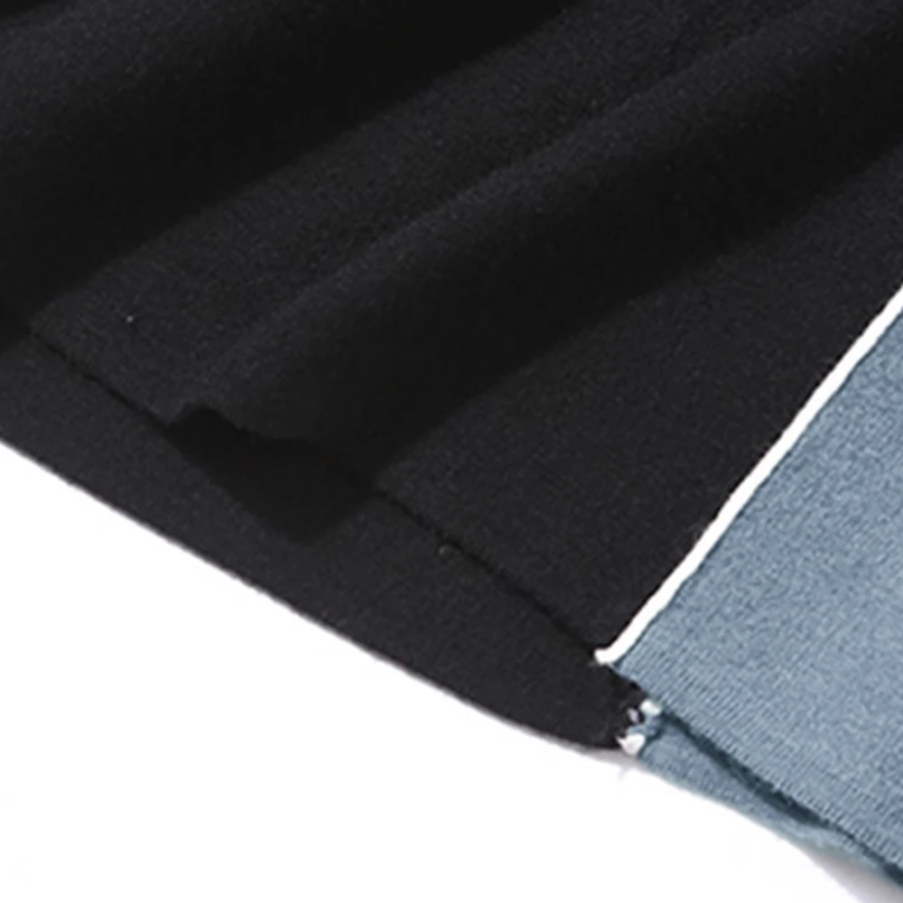 Japen Korea Color Block Knit Casual Dress Slim Retro Preppy Minimalist Office Lady Sweater Dress 2020 Spring New Fashion Work
Japen Korea Color Block Knit Casual Dress Slim Retro Preppy Minimalist Office Lady Sweater Dress 2020 Spring New Fashion Work