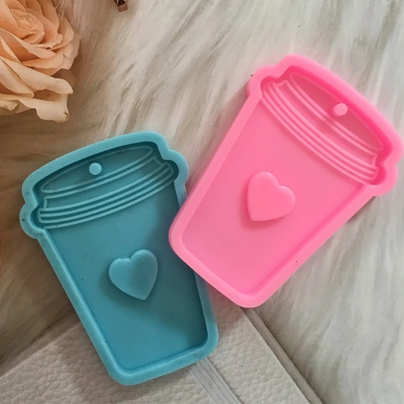 Shiny Glossy Love Coffee Cup Keychain Epoxy Resin Mold Jewellery Silicone Mould
Shiny Glossy Love Coffee Cup Keychain Epoxy Resin Mold Jewellery Silicone Mould
