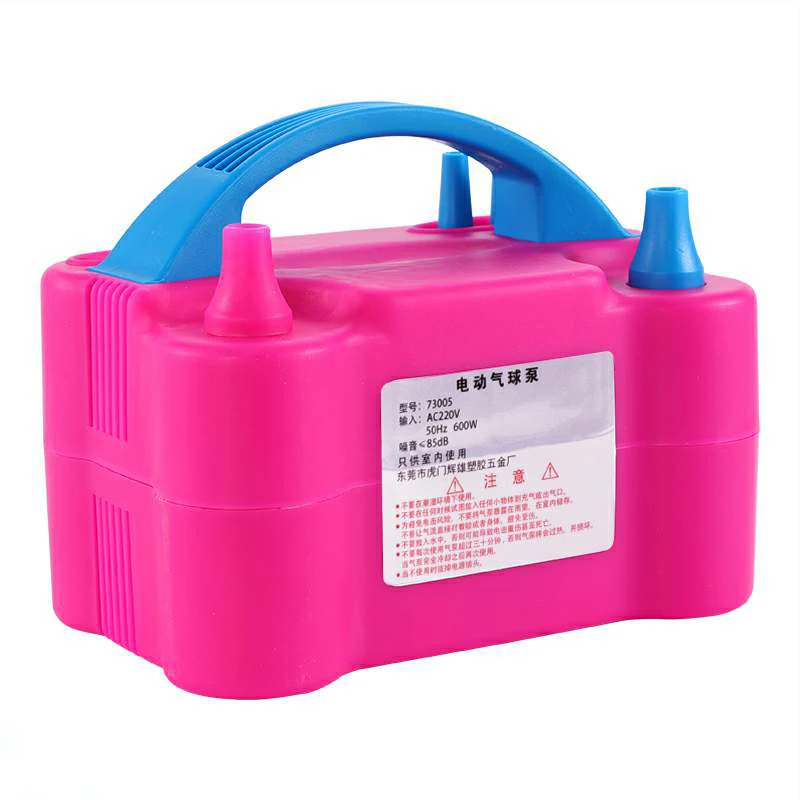 Holiday Party Electric Balloon Inflatable Pump Two Nozzle Blower Balloon Inflatable Pump Fast Portable Inflatable Tool Accessori
Holiday Party Electric Balloon Inflatable Pump Two Nozzle Blower Balloon Inflatable Pump Fast Portable Inflatable Tool Accessori