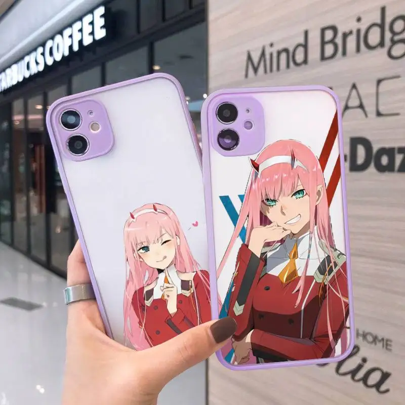 Zero Two Darling in the FranXX Anime Phone Case Matte Transparent for iPhone 7 8 11 12 s mini pro X XS XR MAX Plus cover funda
Zero Two Darling in the FranXX Anime Phone Case Matte Transparent for iPhone 7 8 11 12 s mini pro X XS XR MAX Plus cover funda